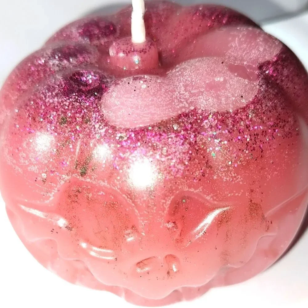 Hand crafted limited edition pumpkin candle from our spooky candle collection